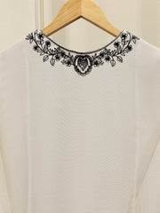 3 Piece - Pure Embroidered Cotton Net Suit S111856