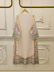 3 Piece- 100% Pure Raw Silk Embroidered Suit S111866