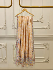 3 Piece- 100% Pure Raw Silk Embroidered Suit S111866