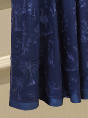 2 Piece - Pure Embroidered Cotton Net Suit S111864