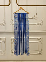 3 Piece - Pure Organza Embroidered Suit S111872