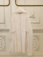 3 Piece - Pure Embroidered Cotton Net Suit S111879