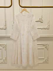 3 Piece - Pure Embroidered Cotton Net Suit S111879