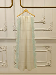 3 Piece - Pure Organza Embroidered Suit S111963