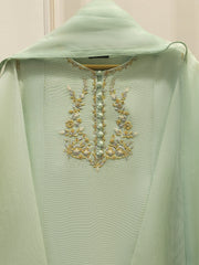 3 Piece - Pure Embroidered Cotton Net Suit S111958