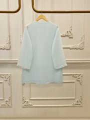 3 Piece - Pure Embroidered Cotton Net Suit S111998