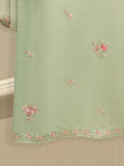 3 Piece- Pure Korean Silk Embroidered Suit S112001