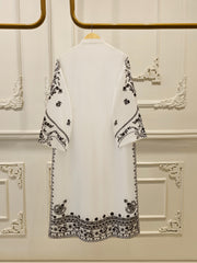 2 Piece- Pure Korean Silk Embroidered Suit S112024
