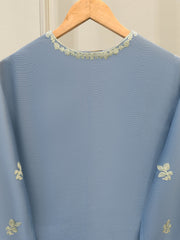 3 Piece - Pure Embroidered Cotton Net Suit S112014