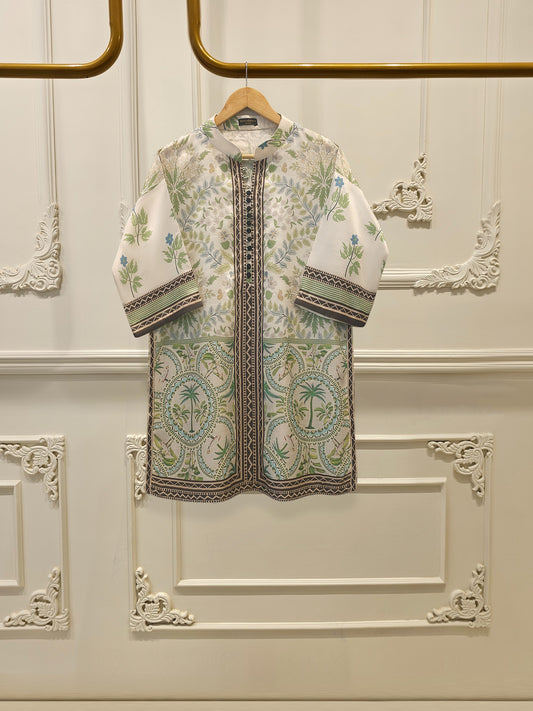Digital Printed Silk Shirt S112842