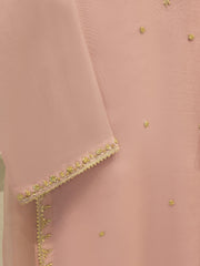 3 Piece - Pure Embroidered Cotton Net Suit S112037