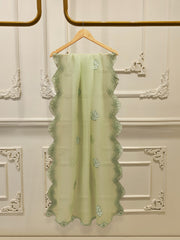 3 Piece- Pure Embroidered Sheesha Silk Suit S112061