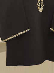 3 Piece - Pure Embroidered Cotton Net Suit S112045