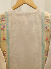 2 Piece - Pure Embroidered Charmeuse Silk Suit S112073