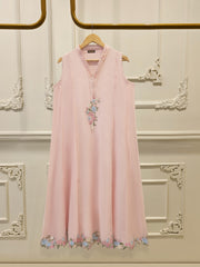 2 Piece - Pure Embroidered Cotton Net Suit S112022