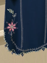3 Piece - Pure Embroidered Cotton Net Suit S112065