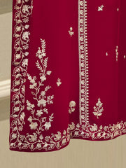 3 Piece - Pure Chiffon Embroidered Suit S112094