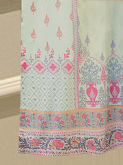 3 Piece - Digital Printed Embroidered Lawn Suit S112098