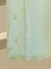 2 Piece - Embroidered Silk Net Suit S112109