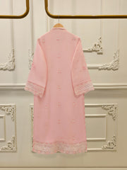 3 Piece - Pure Embroidered Cotton Net Suit S112110