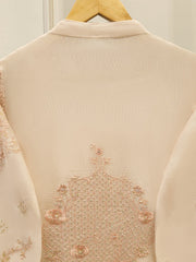 2 Piece - Pure Embroidered Cotton Net Suit S112323