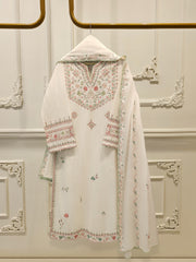 2 Piece - Embroidered Jacquard Suit S112142