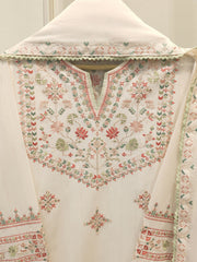 2 Piece - Embroidered Jacquard Suit S112142