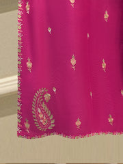 3 Piece - Pure Embroidered Cotton Net Suit S112196