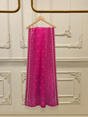 3 Piece - Pure Embroidered Cotton Net Suit S112196