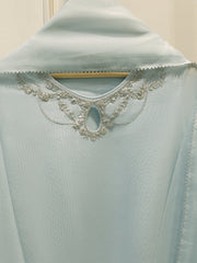 3 Piece - Pure Embroidered Cotton Net Suit S112182