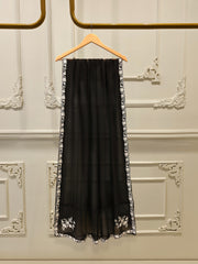 3 Piece - Pure Chiffon Embroidered Suit S112225