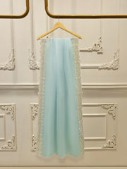 3 Piece - Pure Embroidered Organza Suit s112280