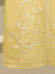 3 Piece - Pure Embroidered Cotton Net Suit S112305