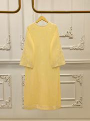 3 Piece - Pure Embroidered Cotton Net Suit S112305