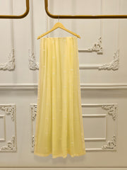 3 Piece - Pure Embroidered Cotton Net Suit S112305