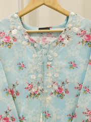 2 Piece - Digital Printed Embroidered Lawn Suit S112307