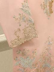 3 Piece- Pure Khadi Silk Embroidered Suit S112336