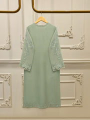 2 Piece - Pure Embroidered Cotton Net Suit S112367