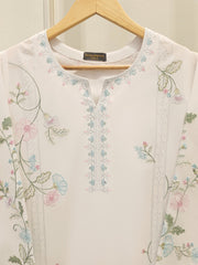 2 Piece - Embroidered Cambric Suit S112337