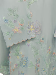 3 Piece- Pure Khaddi Silk Embroidered Suit S112373