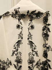 3 Piece - Pure Embroidered Cotton Net Suit S112348