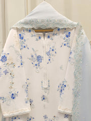 3 Piece - Embroidered Cambric Suit S112376