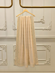 3 Piece - Pure Embroidered Cotton Net Suit S112383