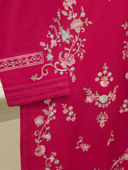 3 Piece - Embroidered Cambric Suit S112391