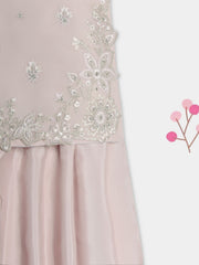 (Kids) 3 Piece - Embroidered Organza Suit FKD-067