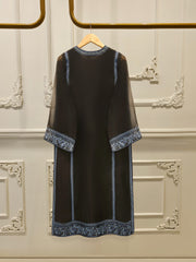3 Piece - Pure Organza Embroidered Suit S112401