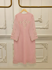 2 Piece - Pure Embroidered Cotton Net Suit S112405