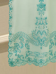 2 Piece - Pure Embroidered Cotton Net Suit S112393