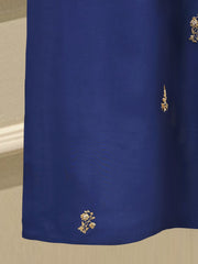 3 Piece- Pure Embroidered Sheesha Silk Suit S112418