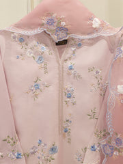 3 Piece- Pure Khaddi Silk Embroidered Suit S112424